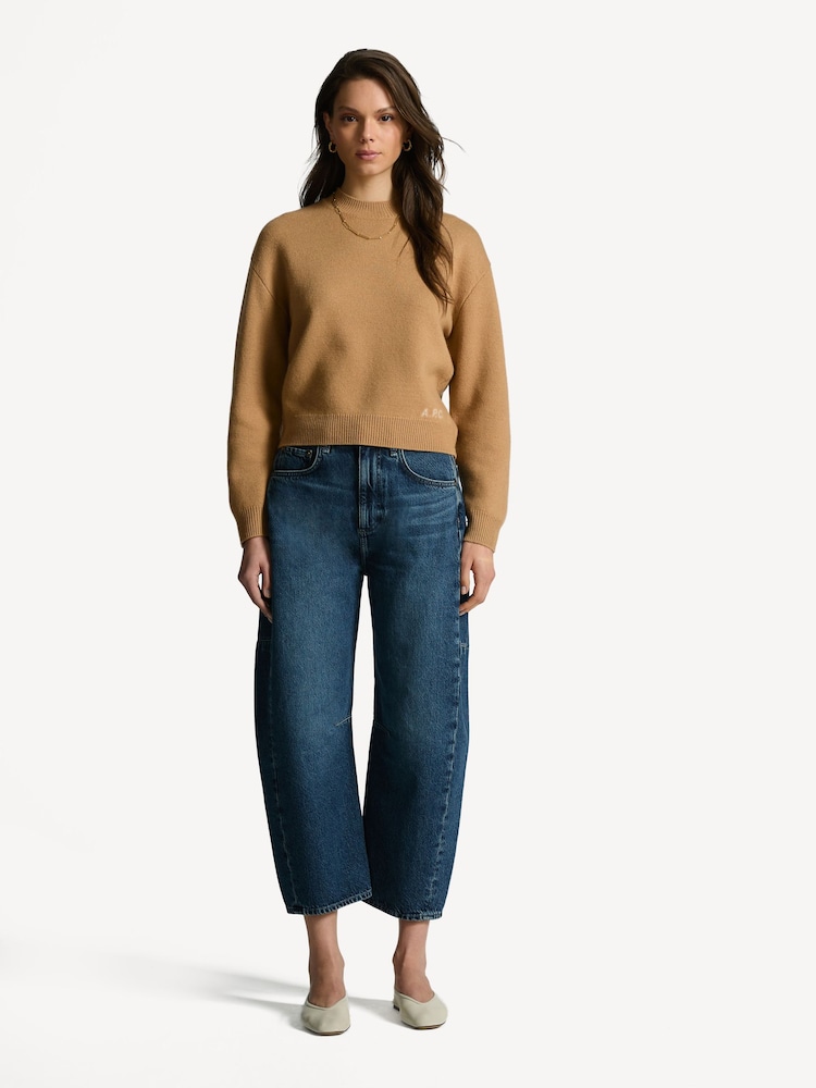 Rag & Bone Blue Charlie Barrel Jeans - Image 1 of 6