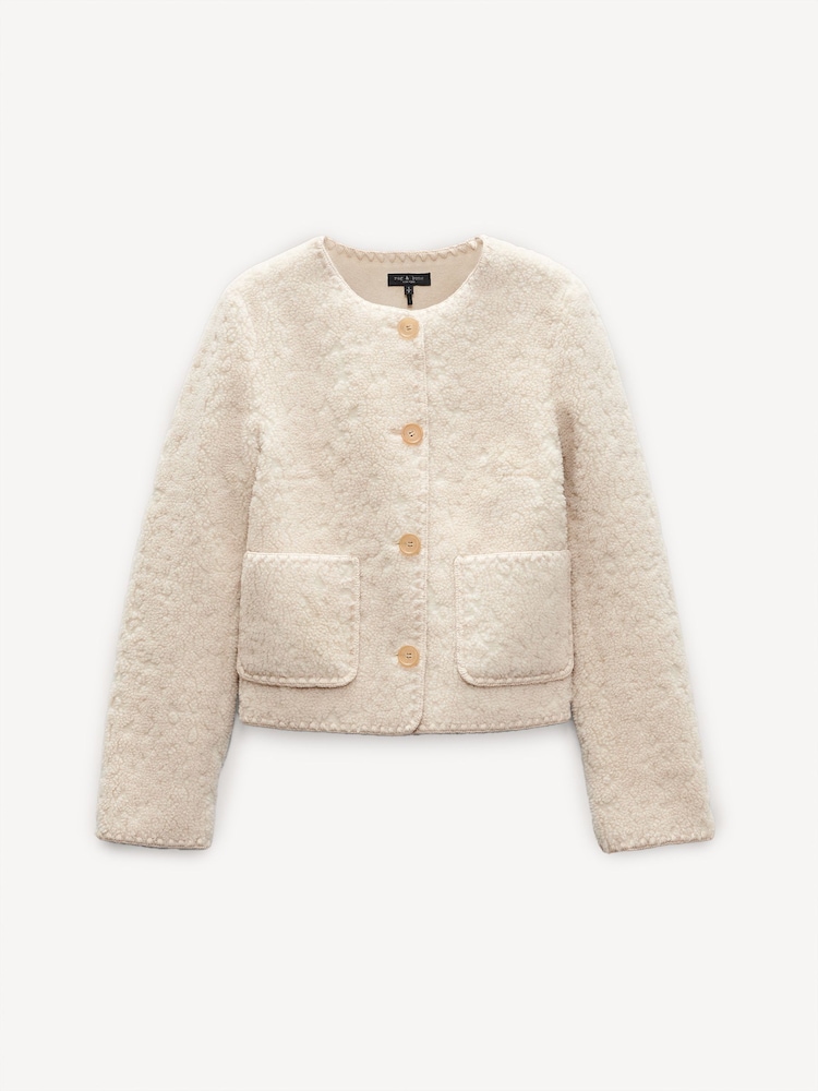 Rag & Bone White Cove Jacket - Image 6 of 6