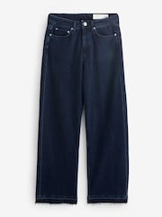 Rag & Bone Blue Logan Mid-Rise Wide Leg Jeans - Image 5 of 9
