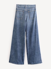 Rag & Bone Blue Miramar Sofie Flared High Rise Jeans - Image 5 of 9