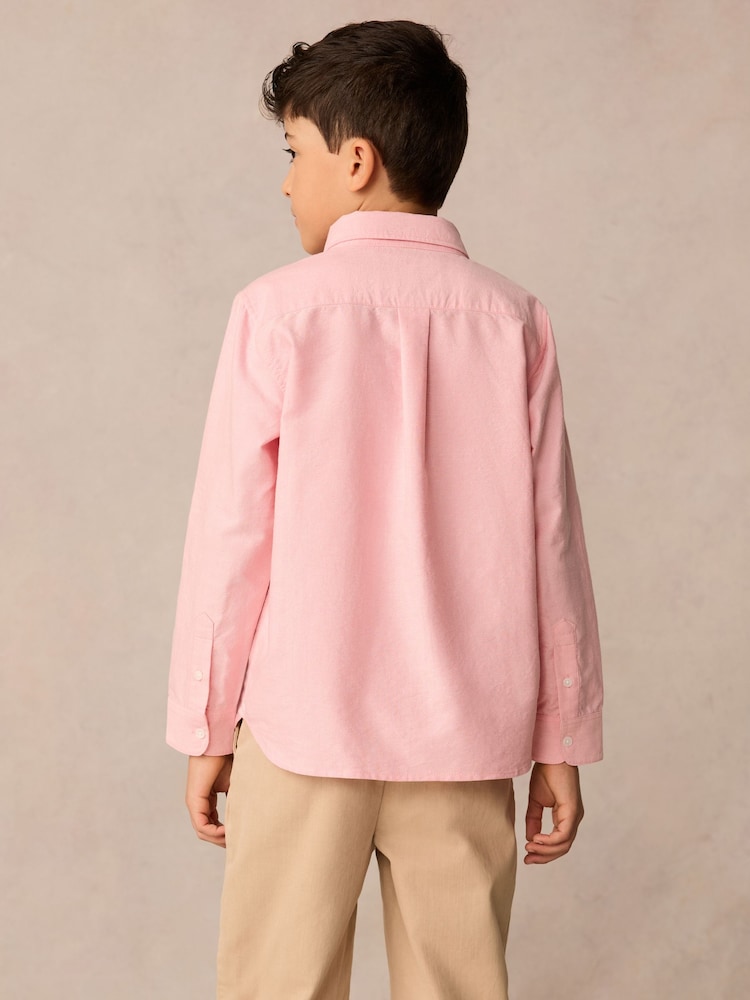 Superdry Pink Oxford Shirt - Image 2 of 5
