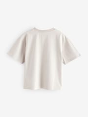 Superdry Brown/Cream T-Shirt 3 Pack - Image 2 of 6
