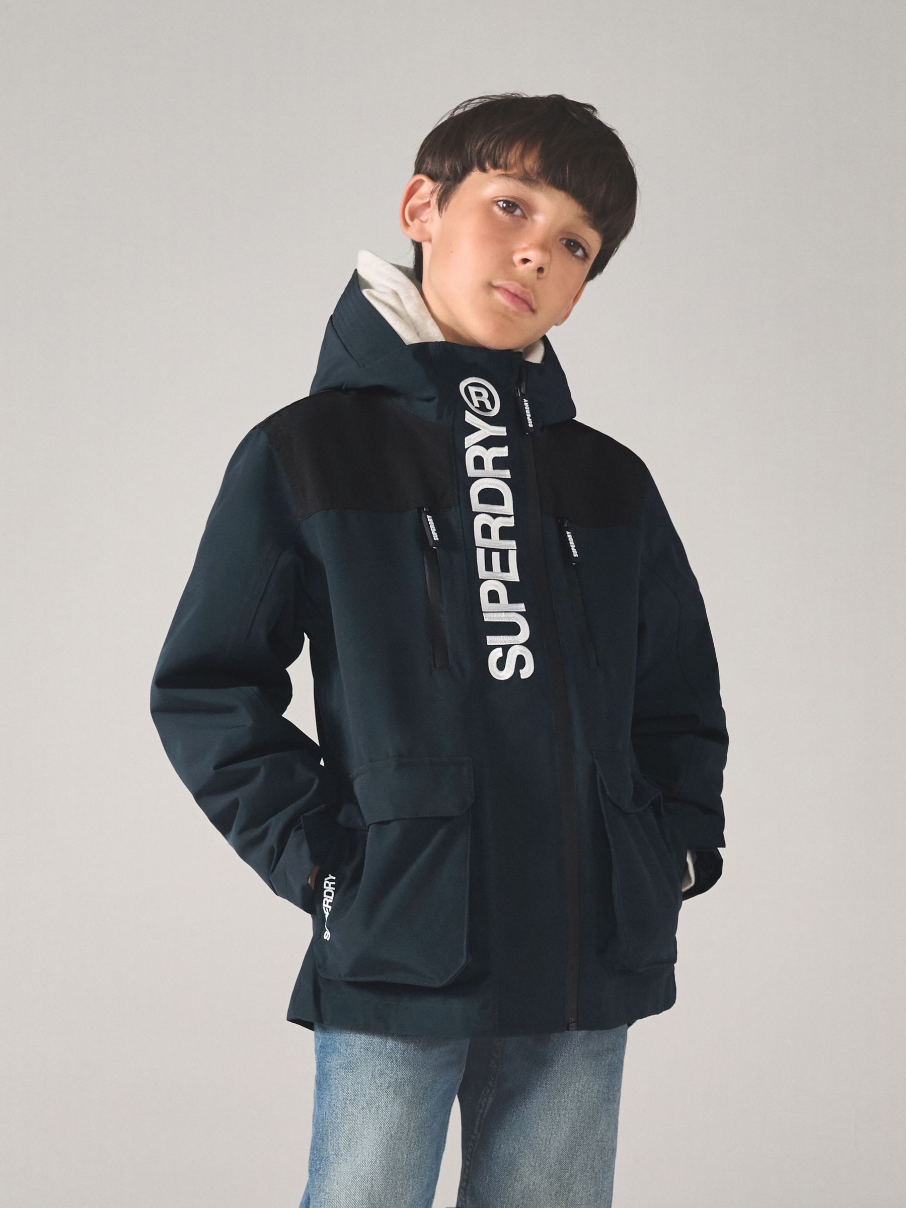 Buy Superdry Navy Waterproof Jacket from Next USA