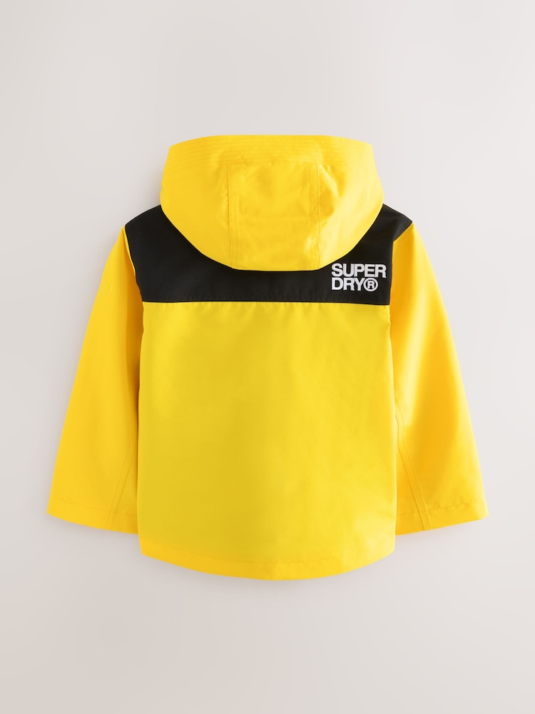 Superdry Yellow Waterproof Jacket - Image 2 of 6