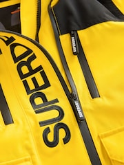 Superdry Yellow Waterproof Jacket - Image 4 of 6