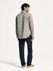 Rag & Bone Green Finch Zig Zag Dobby Long Sleeve Shirt - Image 3 of 7
