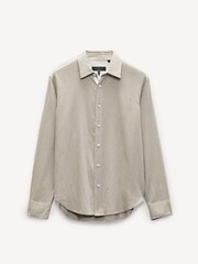 Rag & Bone Green Finch Zig Zag Dobby Long Sleeve Shirt - Image 7 of 7