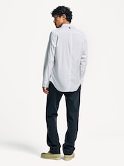 Rag & Bone White Tomlin Stretch Dobby Shirt - Image 3 of 6