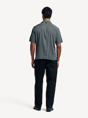 Rag & Bone Grey Dalton Short Sleeve Dobby Shirt - Image 2 of 7