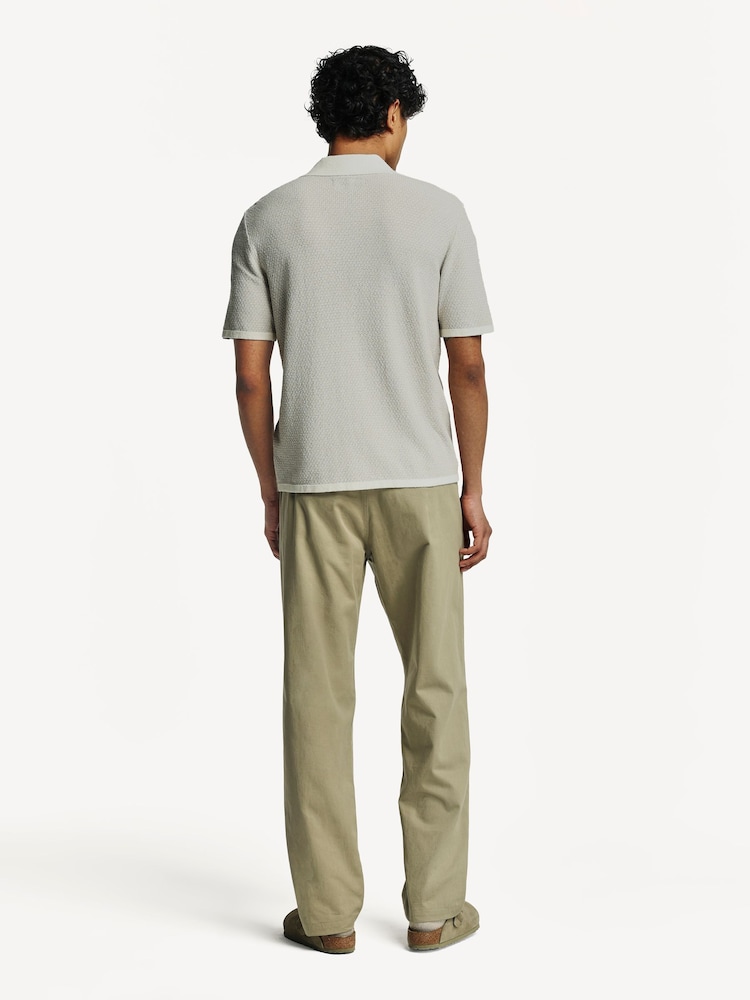 Rag & Bone Cream Zig-Zag Avery In Zuma Toweling Shirt - Image 2 of 6