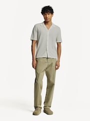 Rag & Bone Cream Zig-Zag Avery In Zuma Toweling Shirt - Image 3 of 6