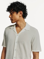 Rag & Bone Cream Zig-Zag Avery In Zuma Toweling Shirt - Image 5 of 6