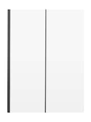 Gallery Home Silver Clear Bevelled Glass Wrexham Rectangle Wall Mirror - Image 4 of 4