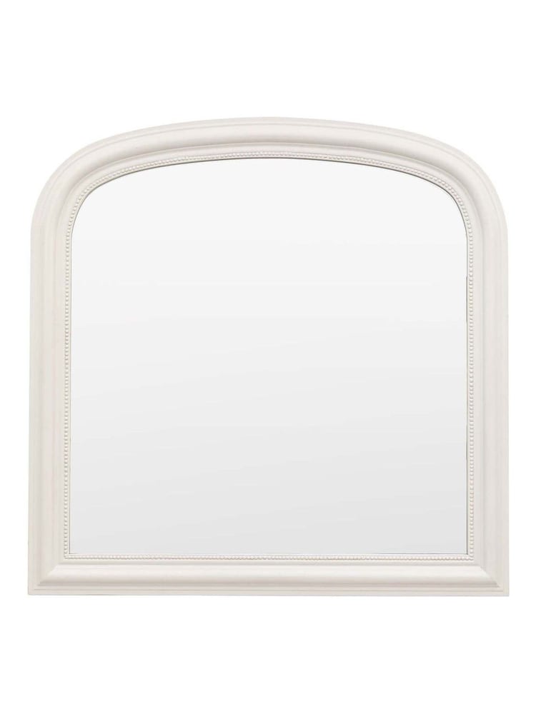 Gallery Home Stone Wood Loughor Overmantle Mirror - Image 1 of 4
