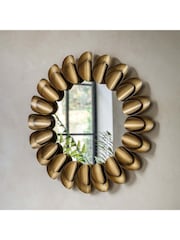 Gallery Home Bronze Iron Kidwelly Decorative Round Mirror - Image 1 of 6