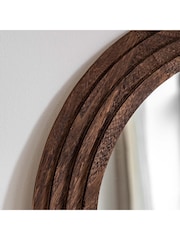 Gallery Home Charcoal Dark Wood Harlech Arch Full Length Mirror - Image 3 of 7