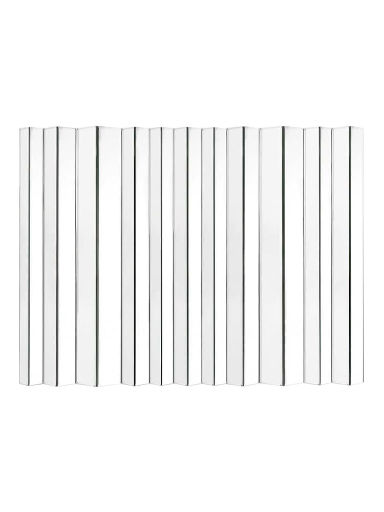 Gallery Home Silver Ferndale Decorative Panel Wall Mirror - Image 1 of 4