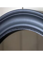 Gallery Home Grey Wood Loughor Round Wall Mirror - Image 3 of 7