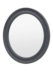 Gallery Home Grey Wood Loughor Round Wall Mirror - Image 4 of 7