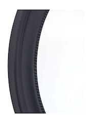 Gallery Home Grey Wood Loughor Round Wall Mirror - Image 7 of 7