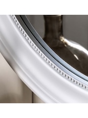 Gallery Home Stone Wood Loughor Round Wall Mirror - Image 2 of 7