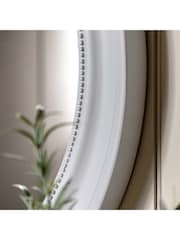Gallery Home Stone Wood Loughor Round Wall Mirror - Image 3 of 7