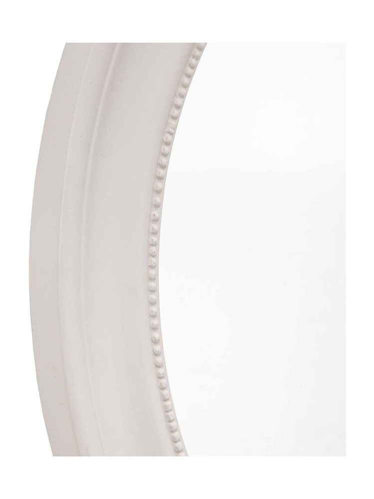 Gallery Home Stone Wood Loughor Round Wall Mirror - Image 7 of 7
