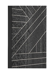 Gallery Home Black Wood Holywell Rectangle Mirror - Image 4 of 6