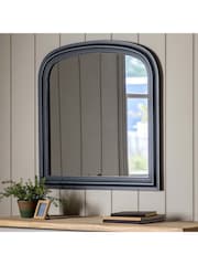 Gallery Home Grey Wood Loughor Overmantle Mirror - Image 1 of 7