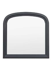 Gallery Home Grey Wood Loughor Overmantle Mirror - Image 4 of 7