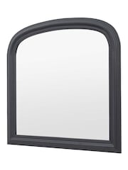 Gallery Home Grey Wood Loughor Overmantle Mirror - Image 5 of 7