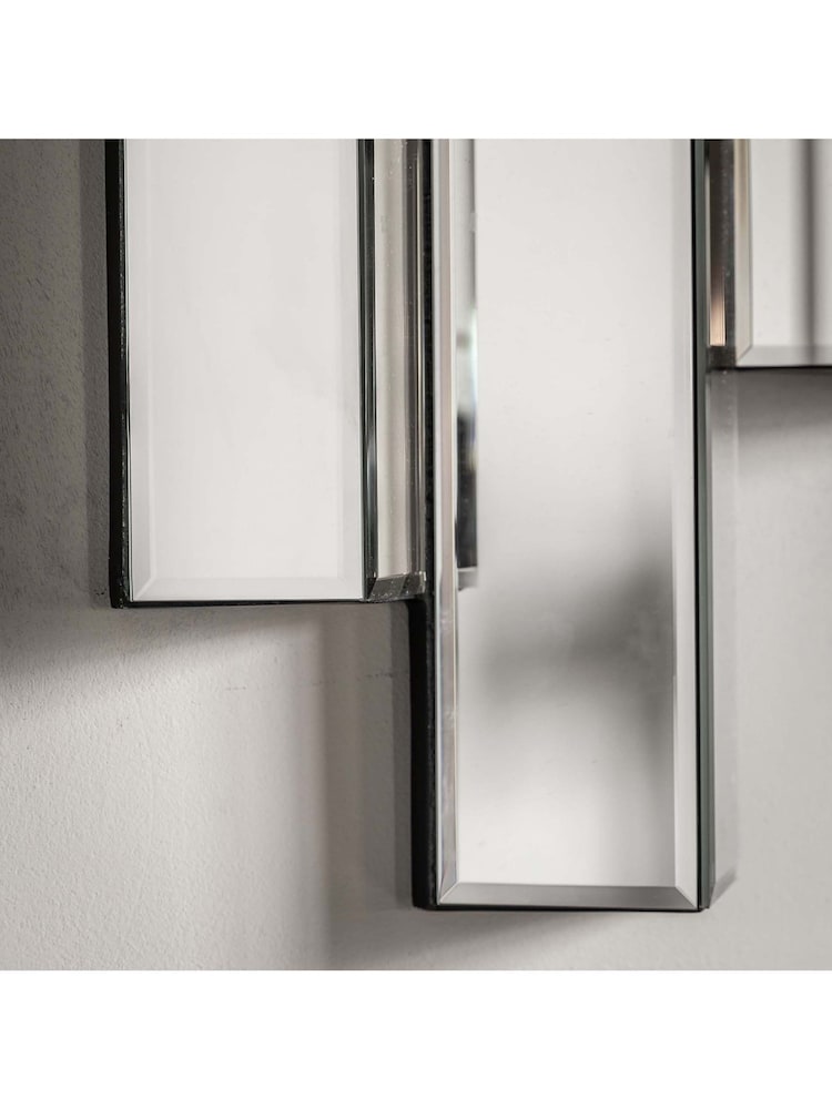 Gallery Home Silver Dalton Decorative Wall Mirror - Image 2 of 6