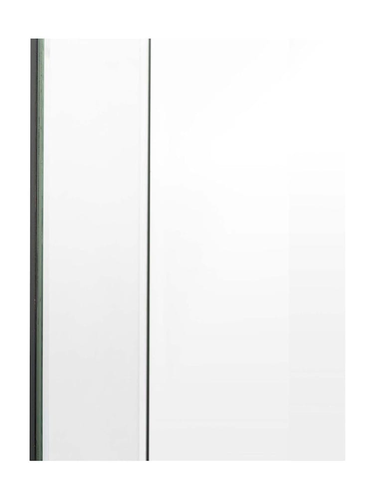 Gallery Home Silver Clear Bevelled Glass Risca Leaner Mirror - Image 2 of 5