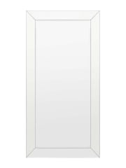 Gallery Home Silver Clear Bevelled Glass Risca Leaner Mirror - Image 5 of 5