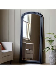 Gallery Home Grey Wood Loughor Arch Leaner Mirror - Image 1 of 7