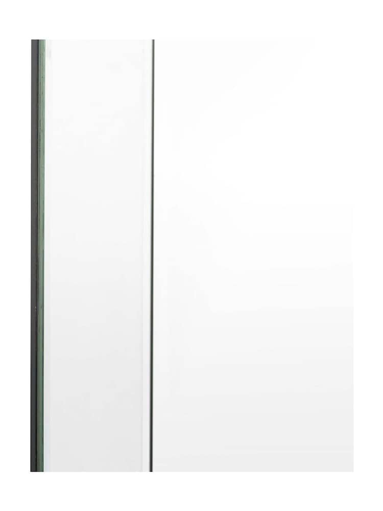 Gallery Home Silver Clear Bevelled Glass Risca Square Wall Mirror - Image 2 of 5