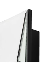 Gallery Home Silver Clear Bevelled Glass Risca Square Wall Mirror - Image 3 of 5