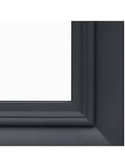 Gallery Home Grey Wood Loughor Rectangle Window Mirror - Image 6 of 6