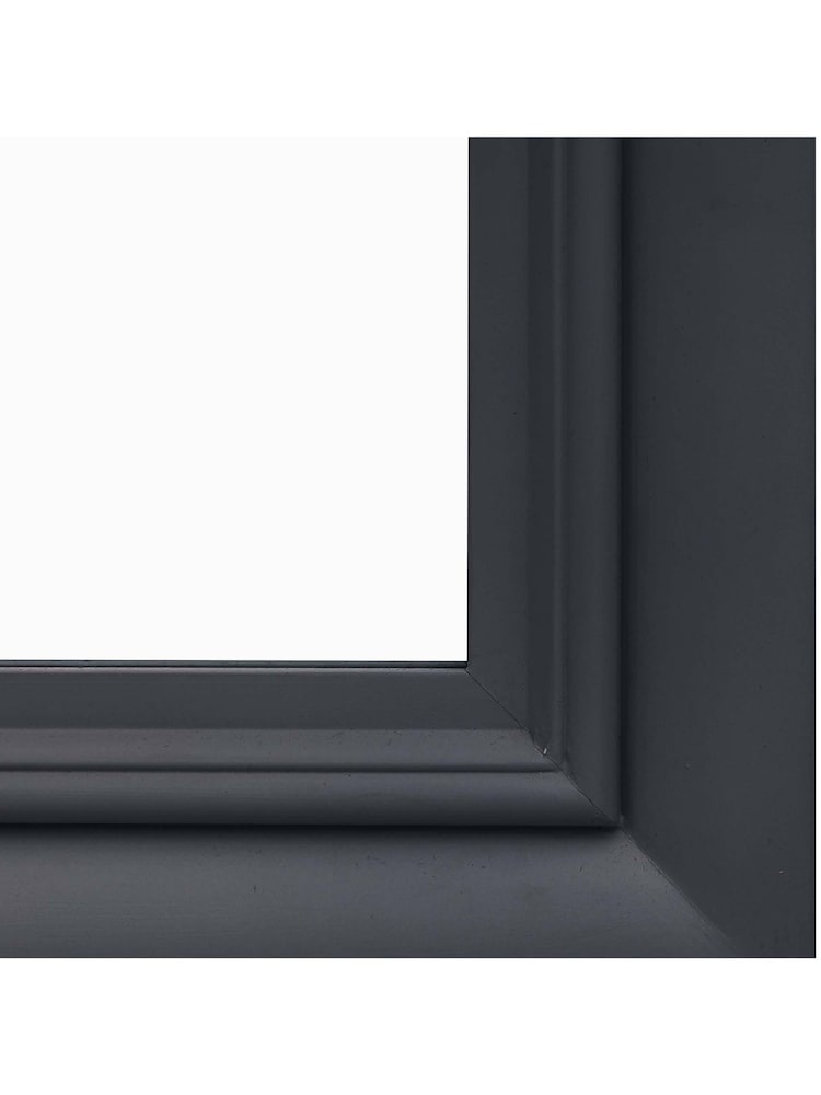 Gallery Home Grey Wood Loughor Rectangle Window Mirror - Image 6 of 6