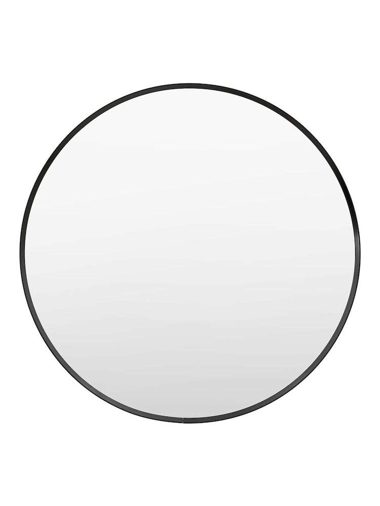 Gallery Home Black Metal Whitland Round Mirror - Image 2 of 5
