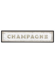 Gallery Home Brown Retro Champagne Mirrored Sign - Image 3 of 3