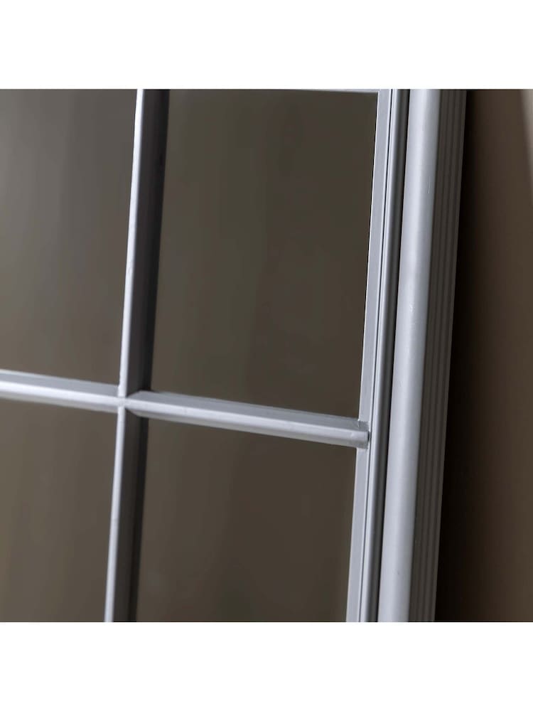 Gallery Home Stone Wood Loughor Rectangle Window Mirror - Image 2 of 7