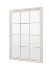 Gallery Home Stone Wood Loughor Rectangle Window Mirror - Image 5 of 7