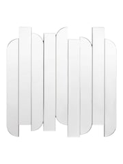 Gallery Home Silver Blaina Decorative Panel Wall Mirror - Image 1 of 4