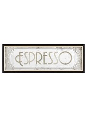 Gallery Home Brown Retro Espresso Mirrored Sign - Image 3 of 3