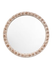 Gallery Home Natural Neath Round Mirror - Image 2 of 6