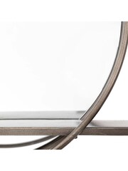 Gallery Home Gunmetal Chepstow Mirror with Integrated Shelf - Image 2 of 5