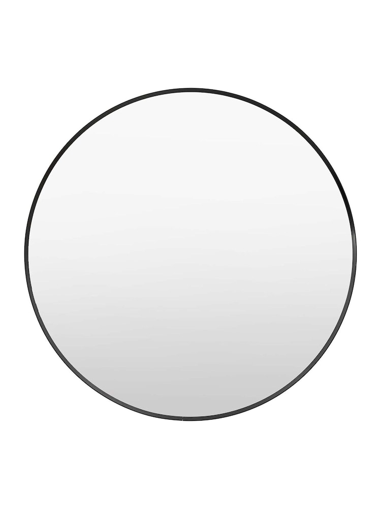 Gallery Home Black Whitland Large Round Mirror - Image 2 of 5