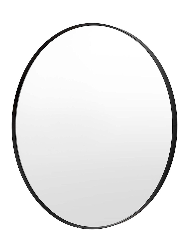 Gallery Home Black Whitland Large Round Mirror - Image 5 of 5