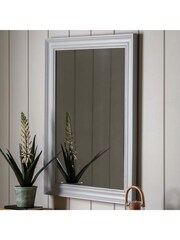 Gallery Home Stone Wood Loughor Rectangle Mirror - Image 1 of 7